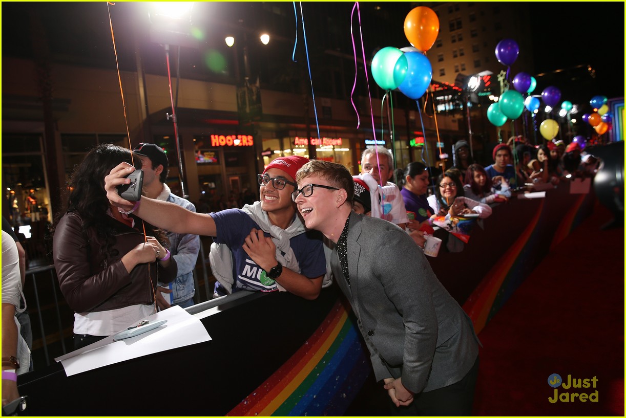 Tyler Oakley & Bethany Mota Step Out For Lilly Singh's 'A Trip To Unicorn Island' Premiere