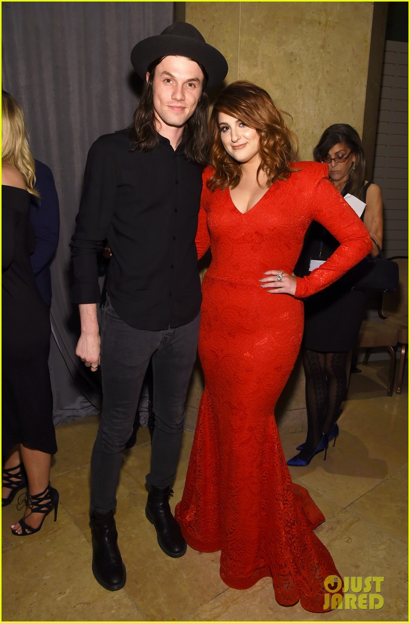 Meghan Trainor Wears Red Dress to Go With New Red Hair!
