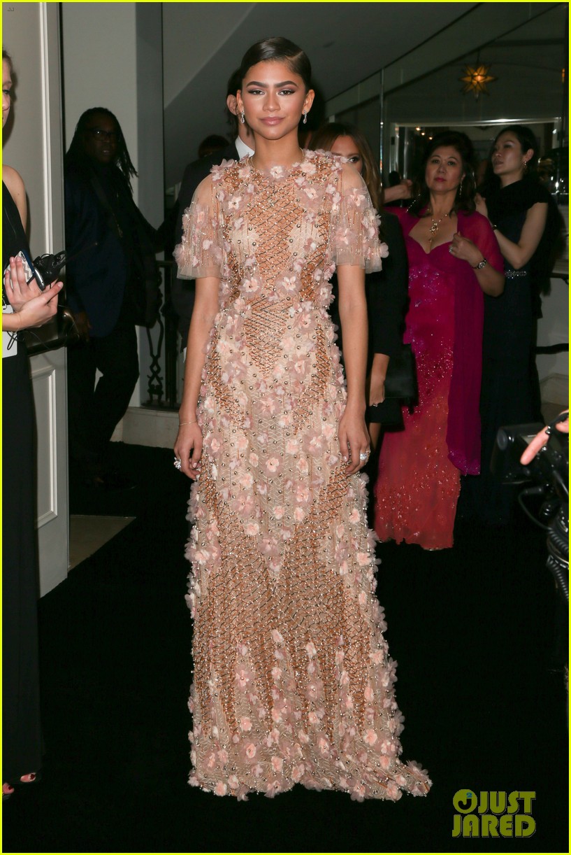 Zendaya Dons Two Gorgeous Gowns at Pre-Oscar Dinner 