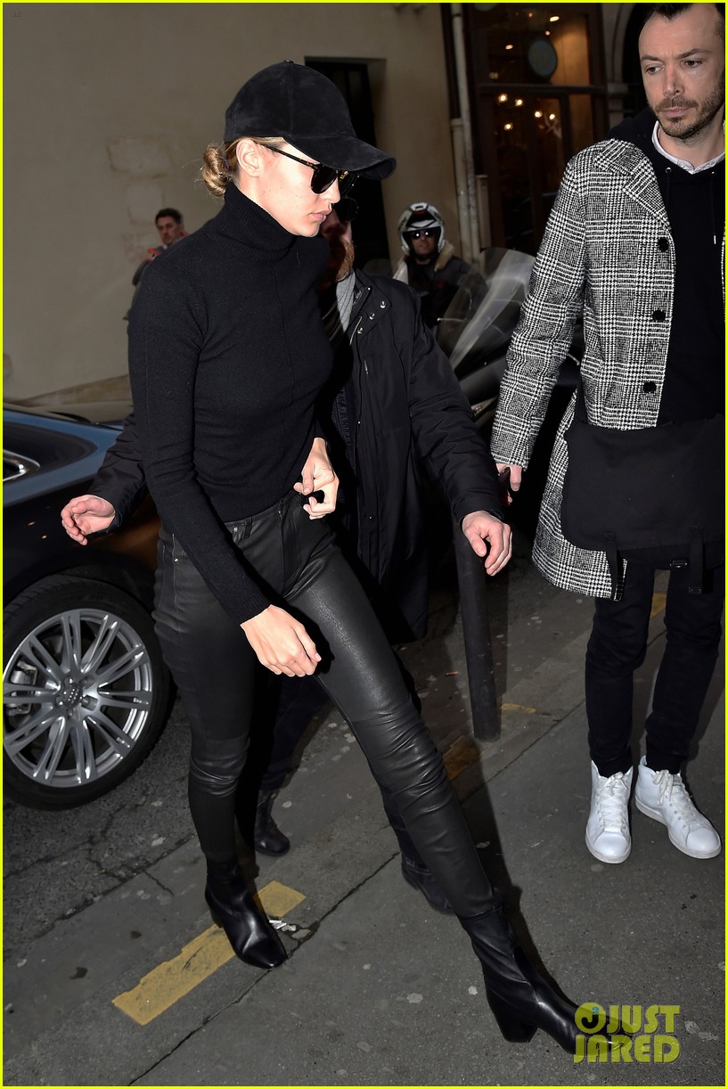 Bella Hadid Paints The Town With Sister Gigi in Paris