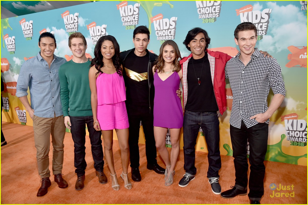 Kennedy Slocum & Gail Solthys Ran Into The Power Rangers at KCAs 2016