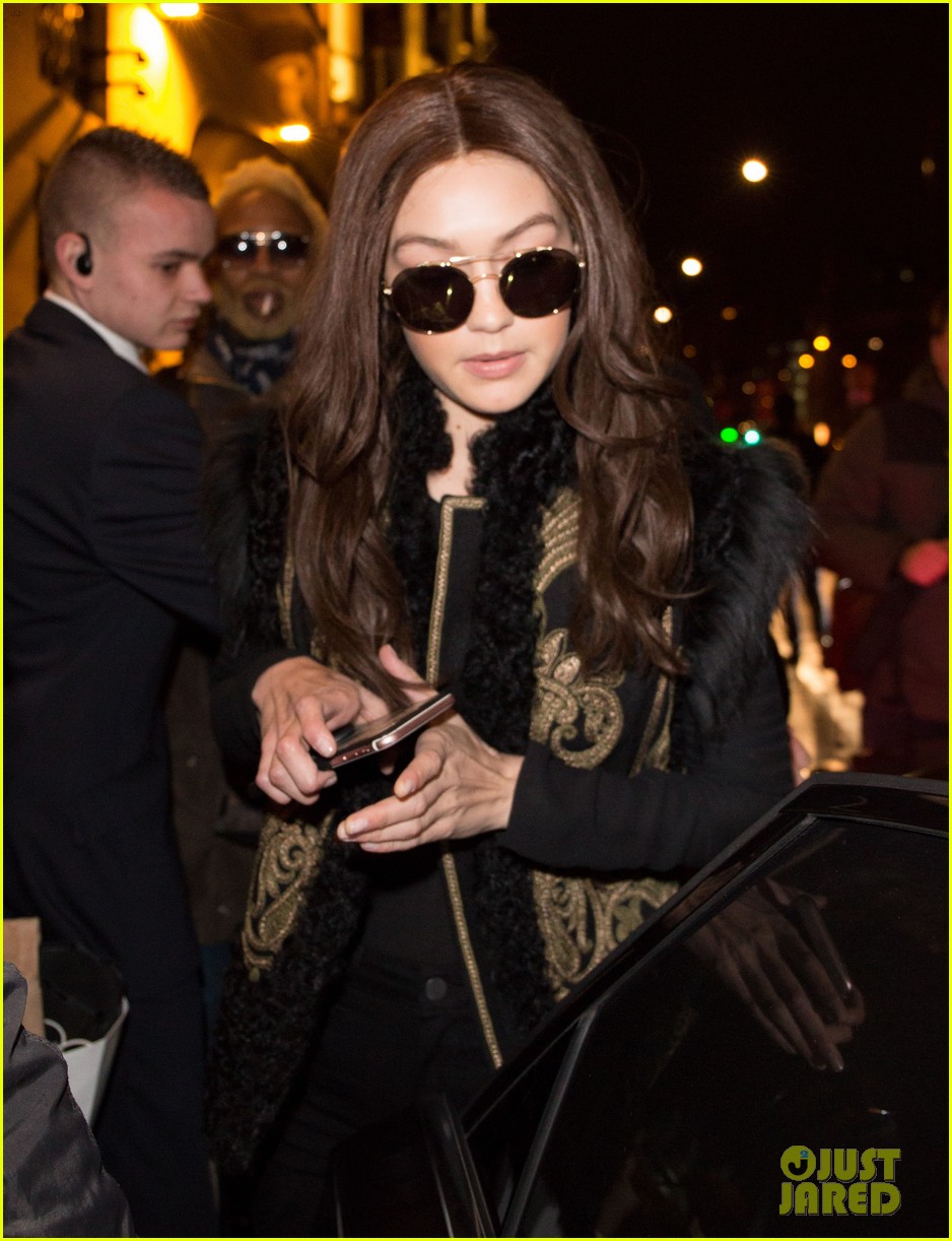 Hailey Baldwin & Gigi Hadid Are Models on the Go During PFW