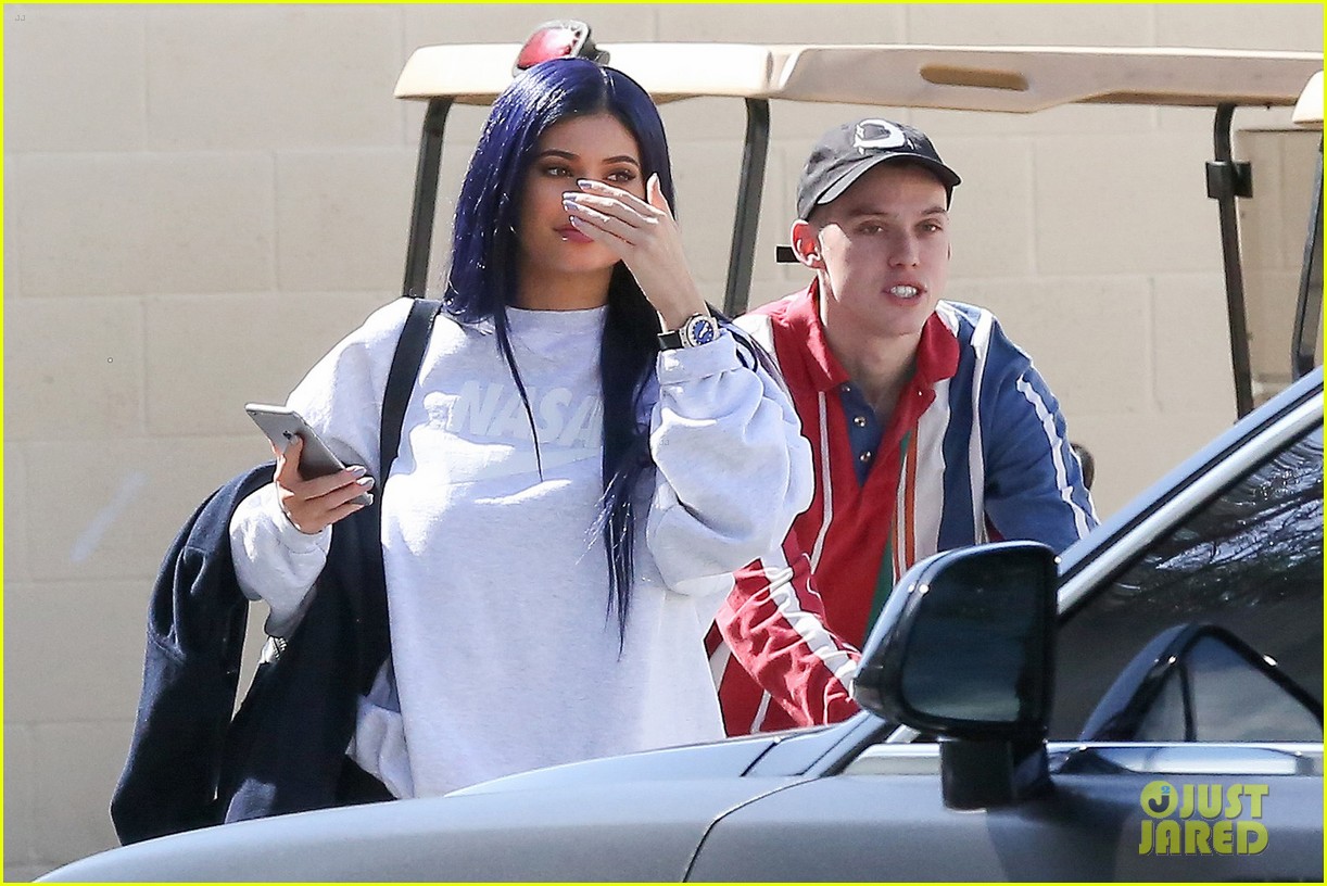 Kylie Jenner Debuts Midnight Blue Hair After Saying Her Hair Is Partially 'Destroyed'