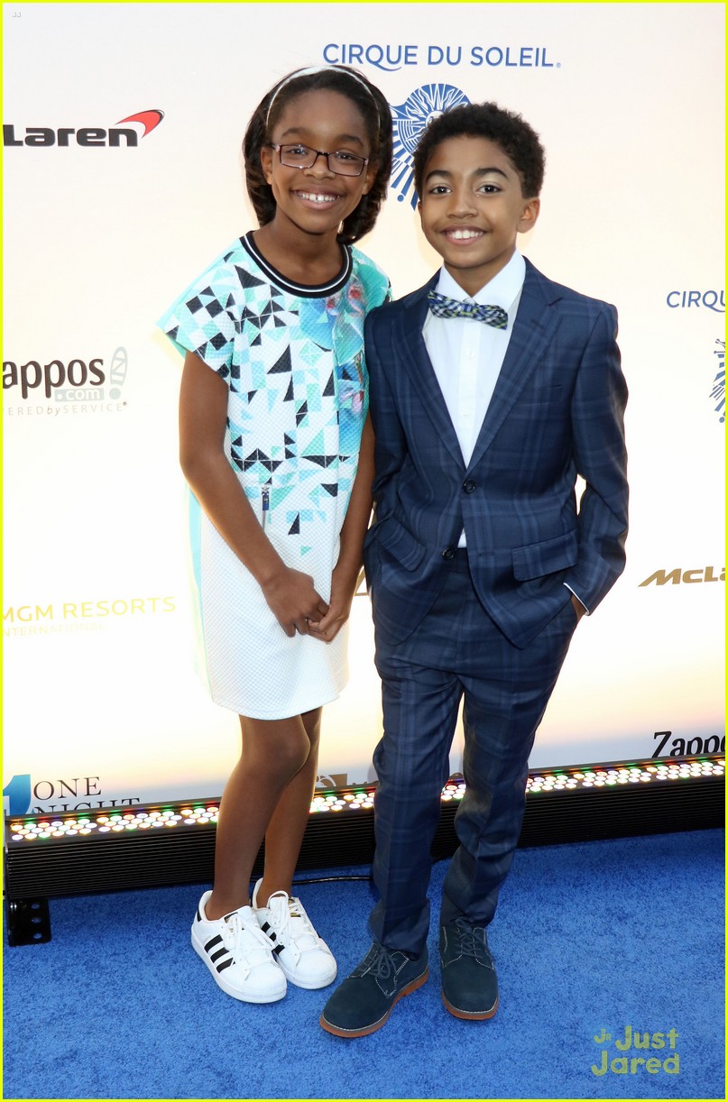 black-ish's Marsai Martin Supports Miles Brown at One Night One Drop Event