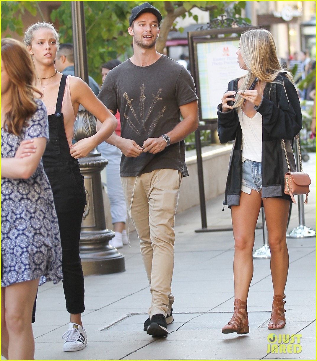 Patrick Schwarzenegger Takes Photos with the Easter Bunny & New Girlfriend Abby Champion!