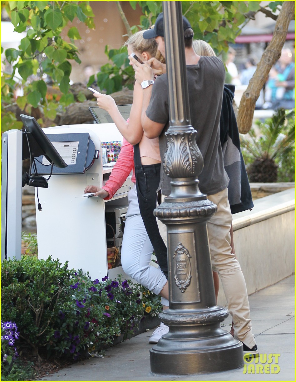 Patrick Schwarzenegger Takes Photos with the Easter Bunny & New Girlfriend Abby Champion!