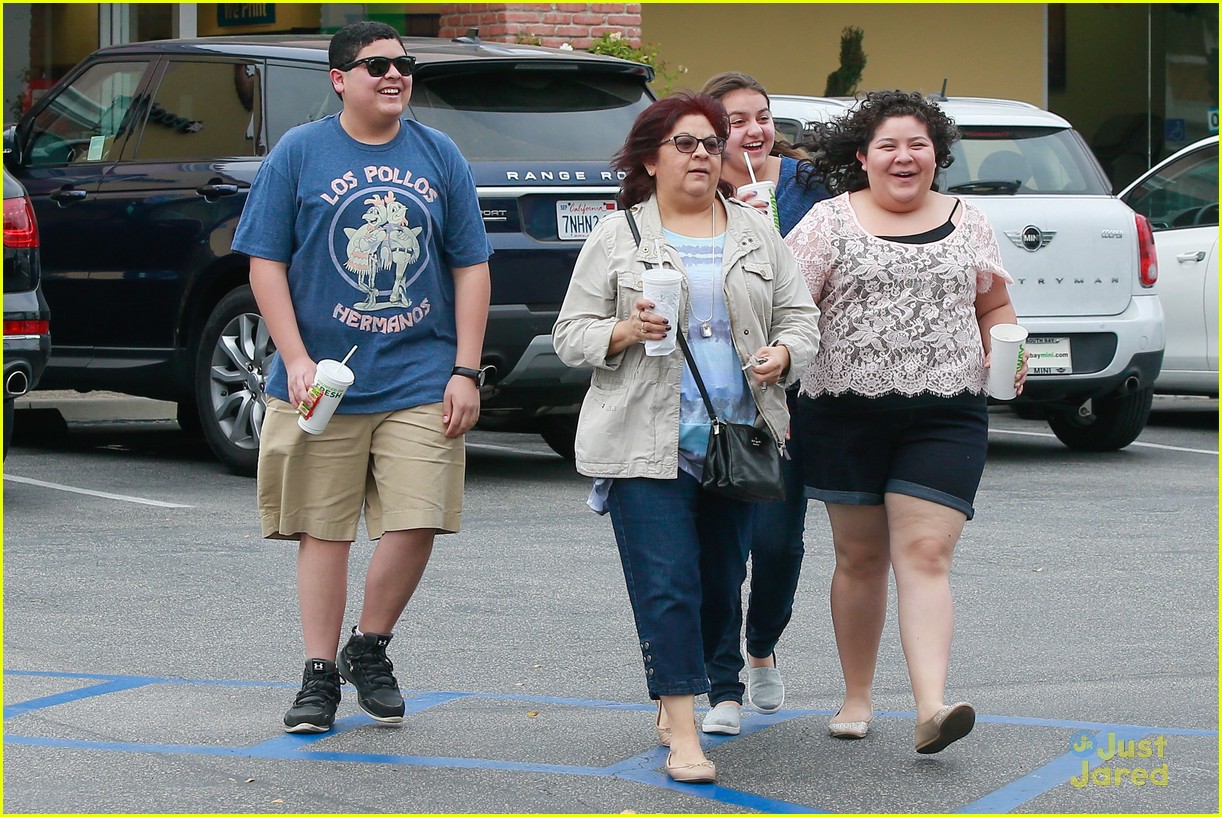 Raini Rodriguez & Brother Rico Head to Lunch After He Wraps 'Modern Family' Season 7