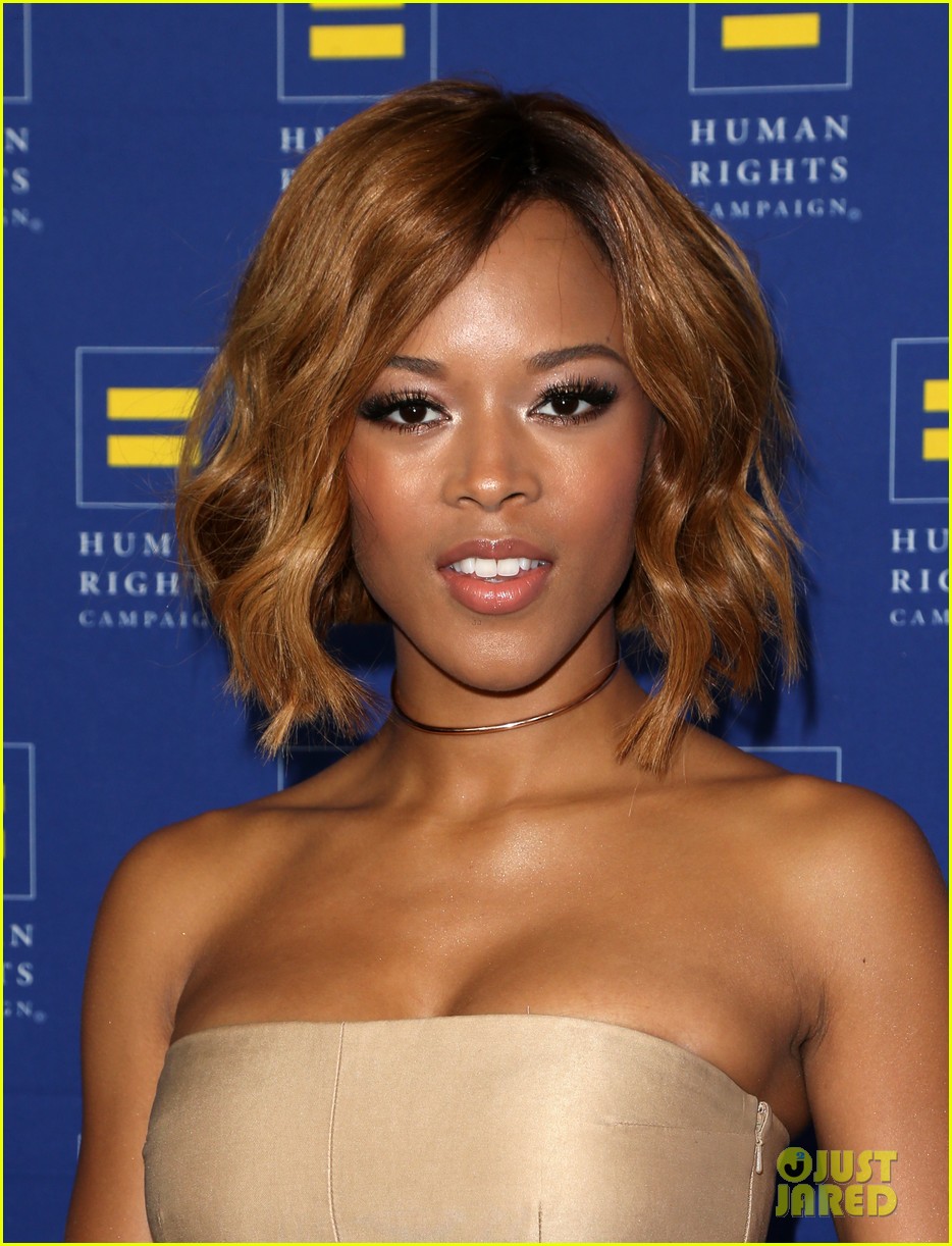 Serayah & Matthew Daddario Step Out For The Human Rights Campaign Dinner 2016