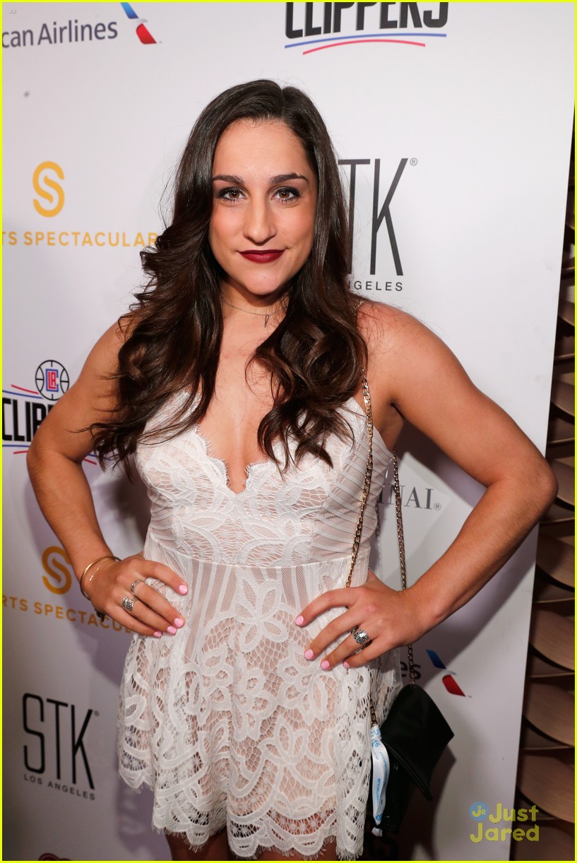 Witney Carson Supports DWTS Partner Von Miller At Sports Spectacular 2016