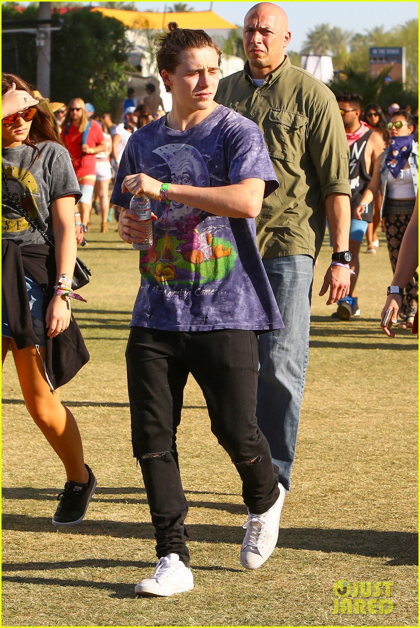 Brooklyn Beckham Sends His Mom a Birthday Message from Coachella!