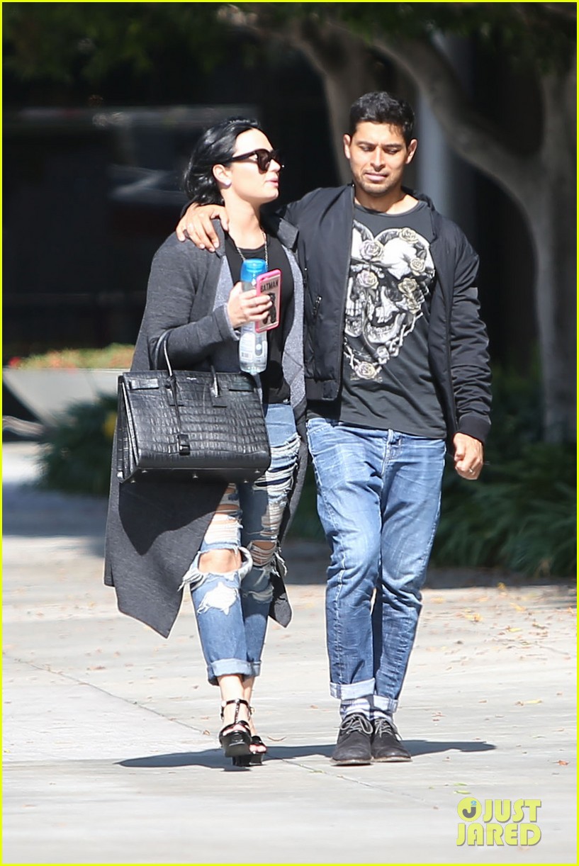 Demi Lovato Spends Time with Boyfriend Wilmer Valdderama After Announcing Miguel Collaboration