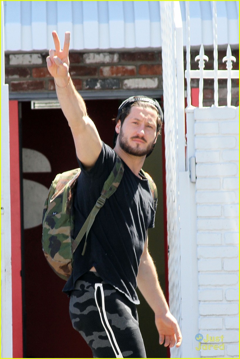 Mark Ballas & Sharna Burgess Get In One More Practice with Switch-Up Partners Ahead of DWTS Tonight