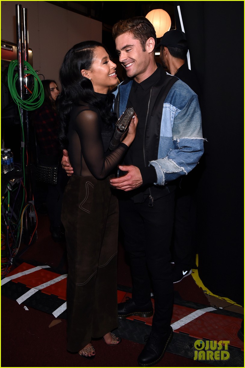 Zac Efron Couples Up with Sami Miro at MTV Movie Awards 2016!