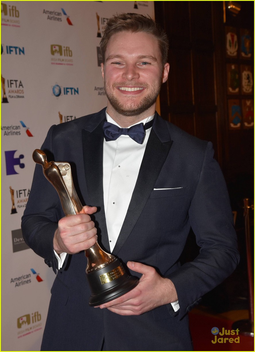 Evanna Lynch & Boyfriend Robbie Jarvis Step Out For IFTA Awards in Dublin