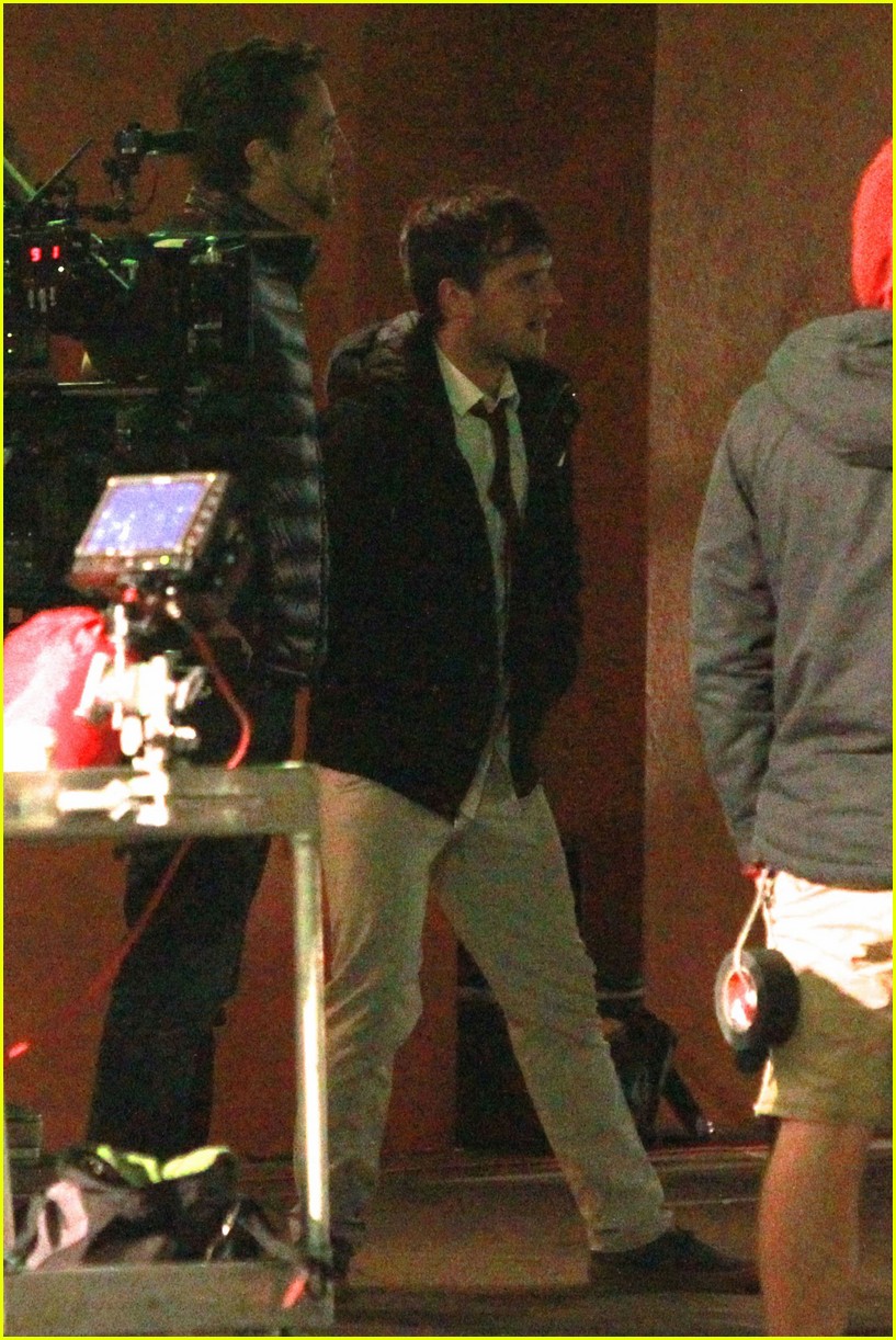 Josh Hutcherson Films Explosion for 'Future Man' With Seth Rogen