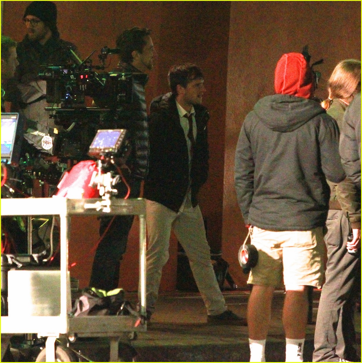 Josh Hutcherson Films Explosion for 'Future Man' With Seth Rogen
