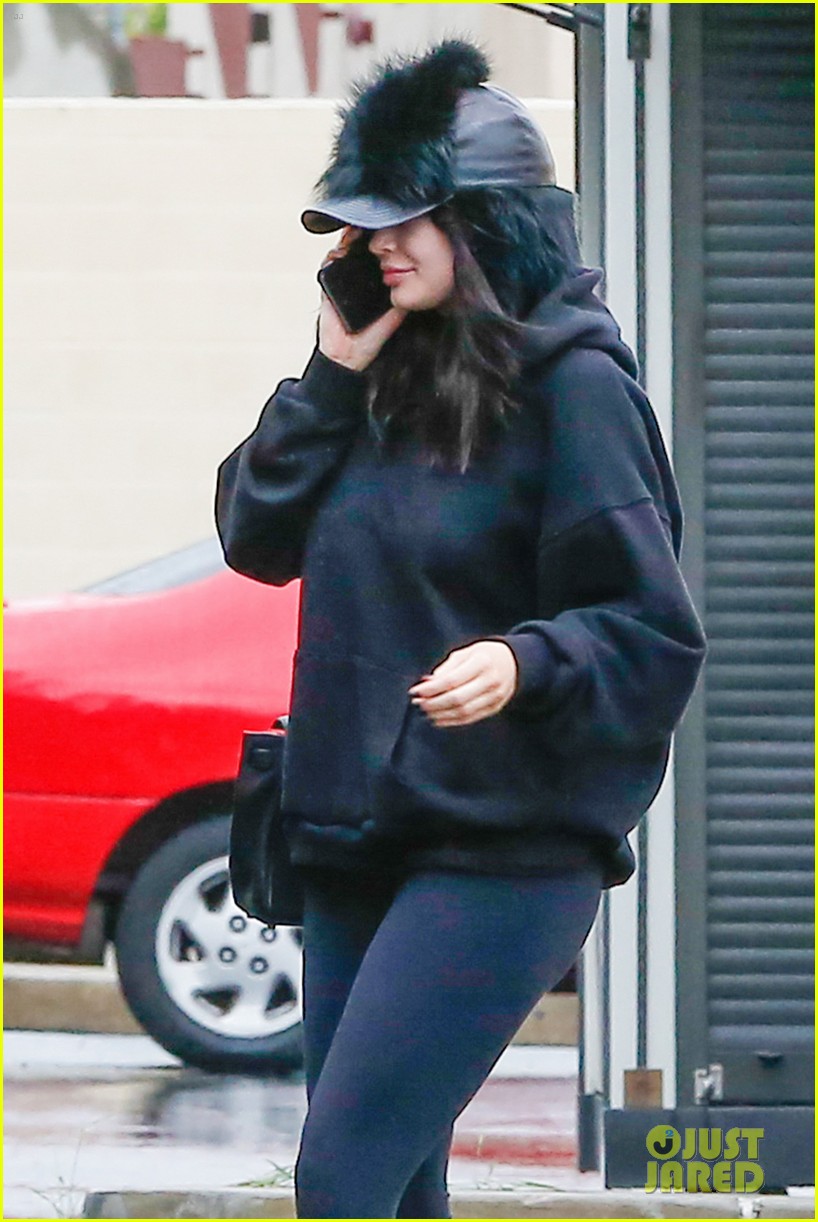 Kylie Jenner & Jordyn Woods Brave Rain For Lunch in LA