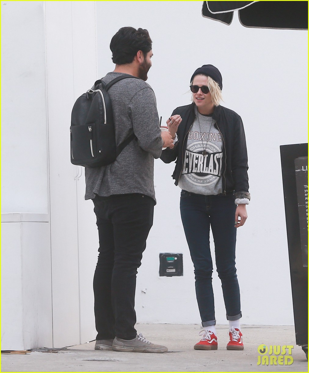 Kristen Stewart Kicks Off Her Weekend with BFF CJ Romero