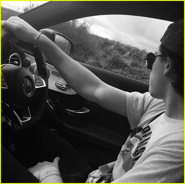 Brooklyn Beckham Drives His Dad David Around the Country!