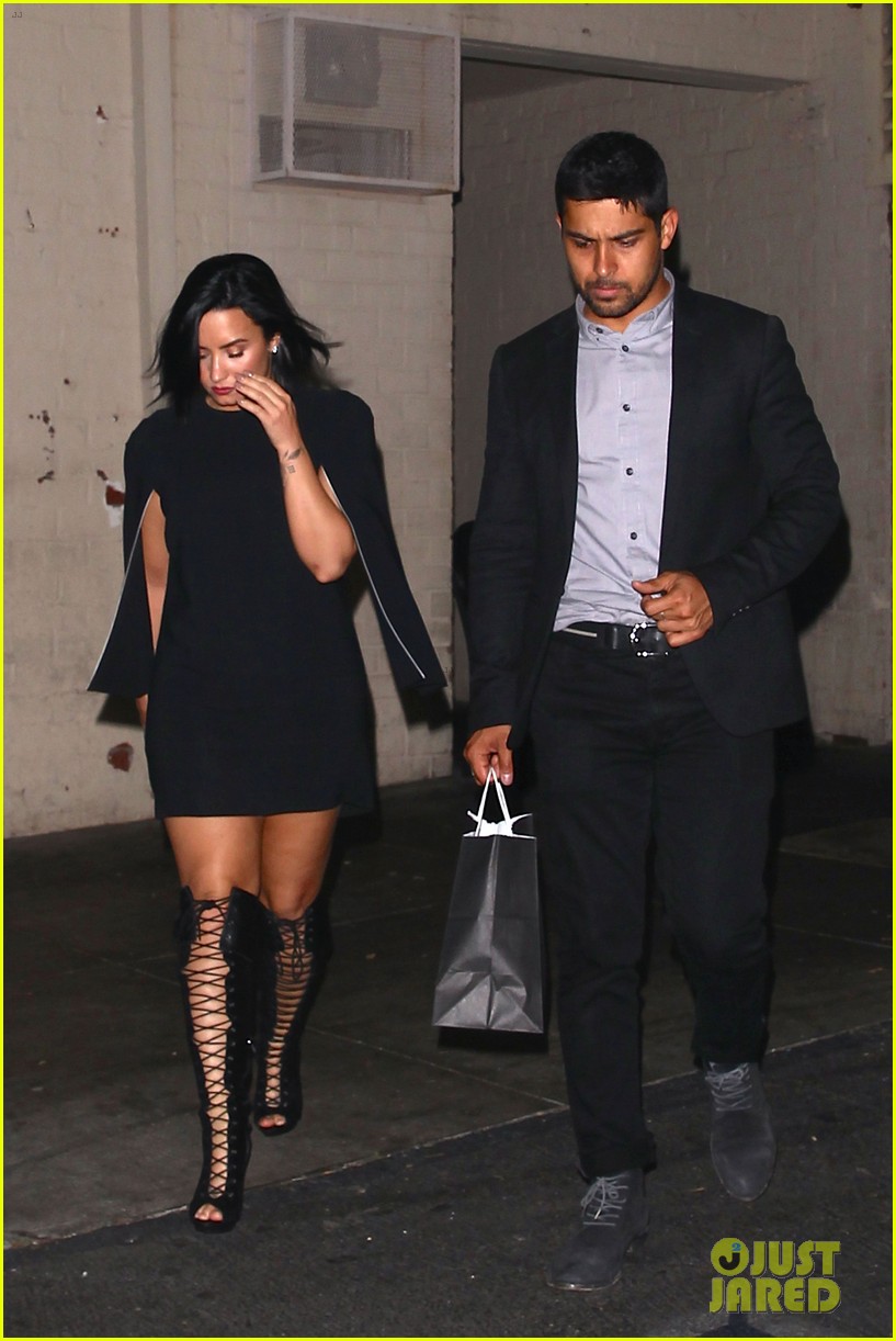 Demi Lovato & Wilmer Valderrama Have a Night Out After 'Jimmy Kimmel' Taping