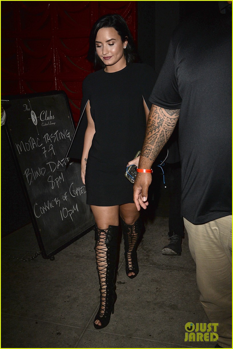 Demi Lovato & Wilmer Valderrama Have a Night Out After 'Jimmy Kimmel' Taping