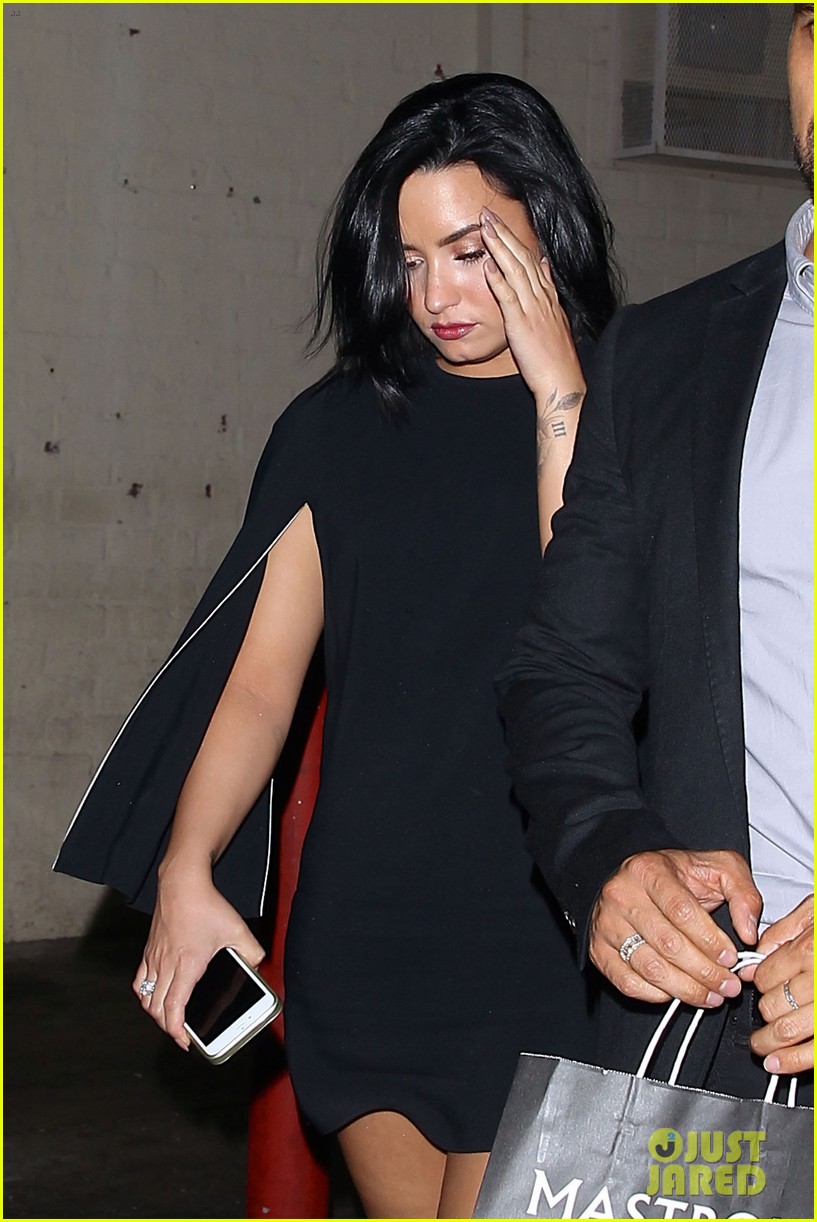 Demi Lovato & Wilmer Valderrama Have a Night Out After 'Jimmy Kimmel' Taping