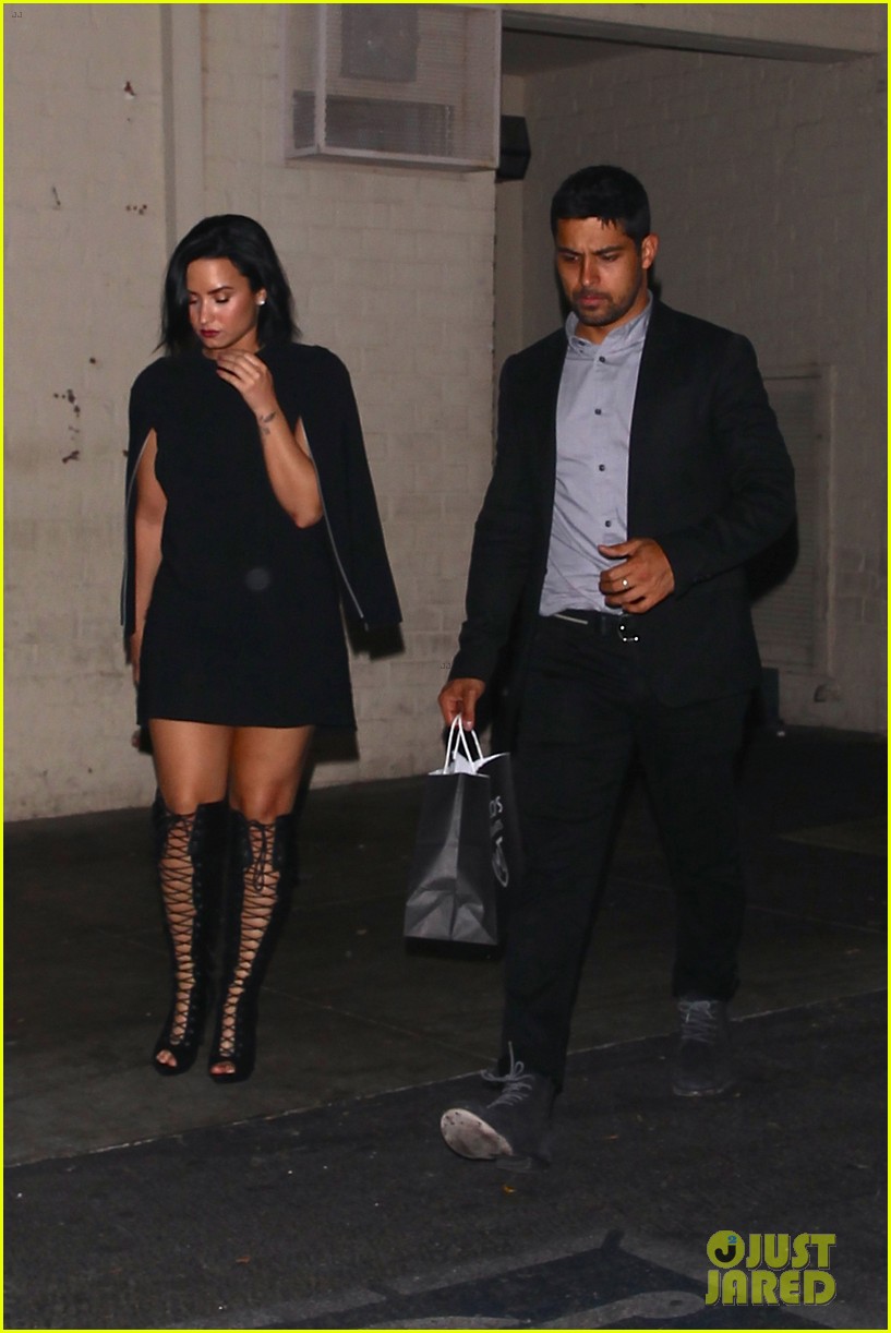 Demi Lovato & Wilmer Valderrama Have a Night Out After 'Jimmy Kimmel' Taping