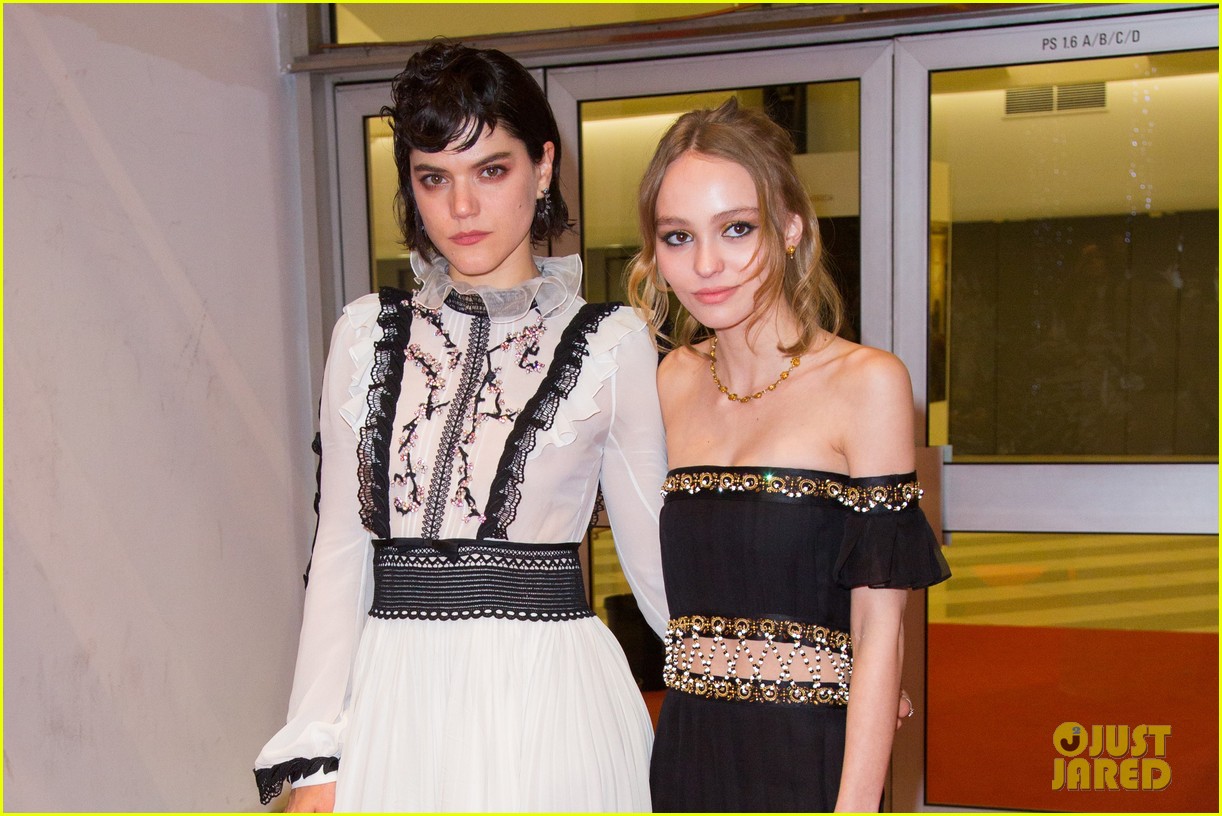 Lily-Rose Depp Joins Soko at 'The Dancer' Cannes Premiere