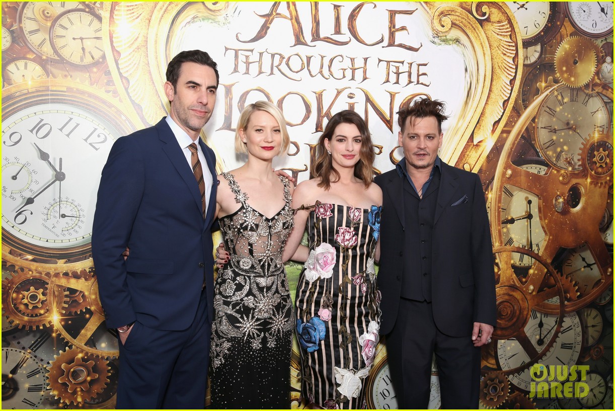 Mia Wasikowska Wows in Sheer Gown at 'Alice Through the Looking Glass' Premiere