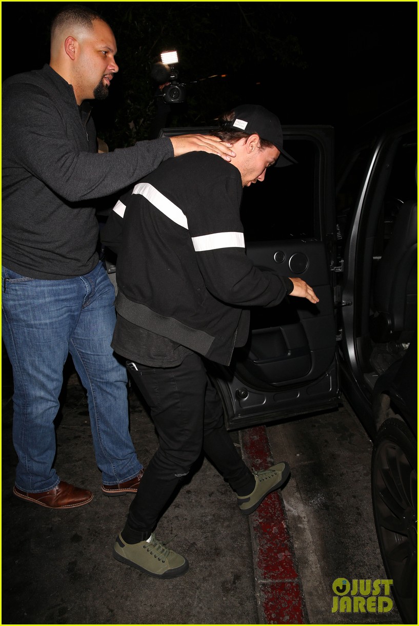 Louis Tomlinson Grabs Dinner at the Nice Guy