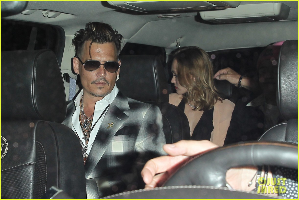 Lily-Rose Depp Grabs Dinner With Dad Johnny Depp