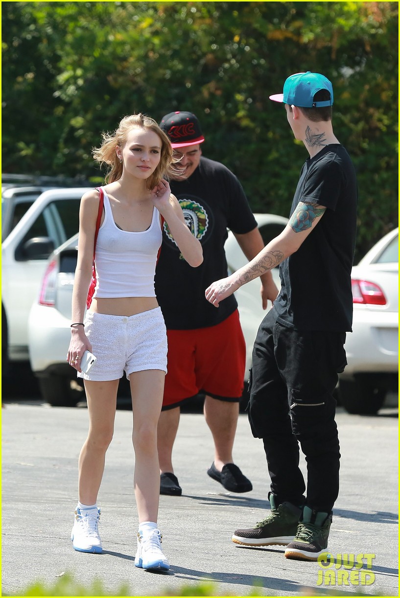 Lily-Rose Depp & Ash Stymest Grab Lunch Together