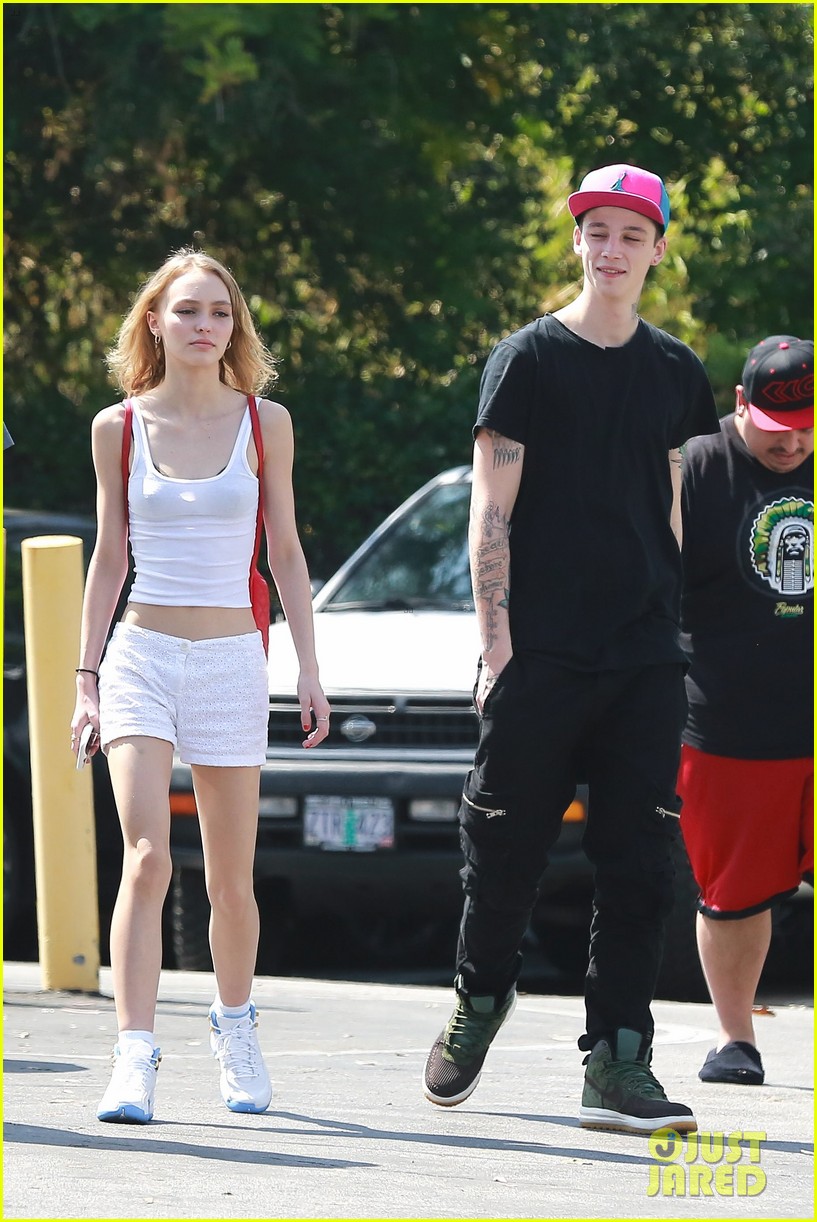 Lily-Rose Depp & Ash Stymest Grab Lunch Together