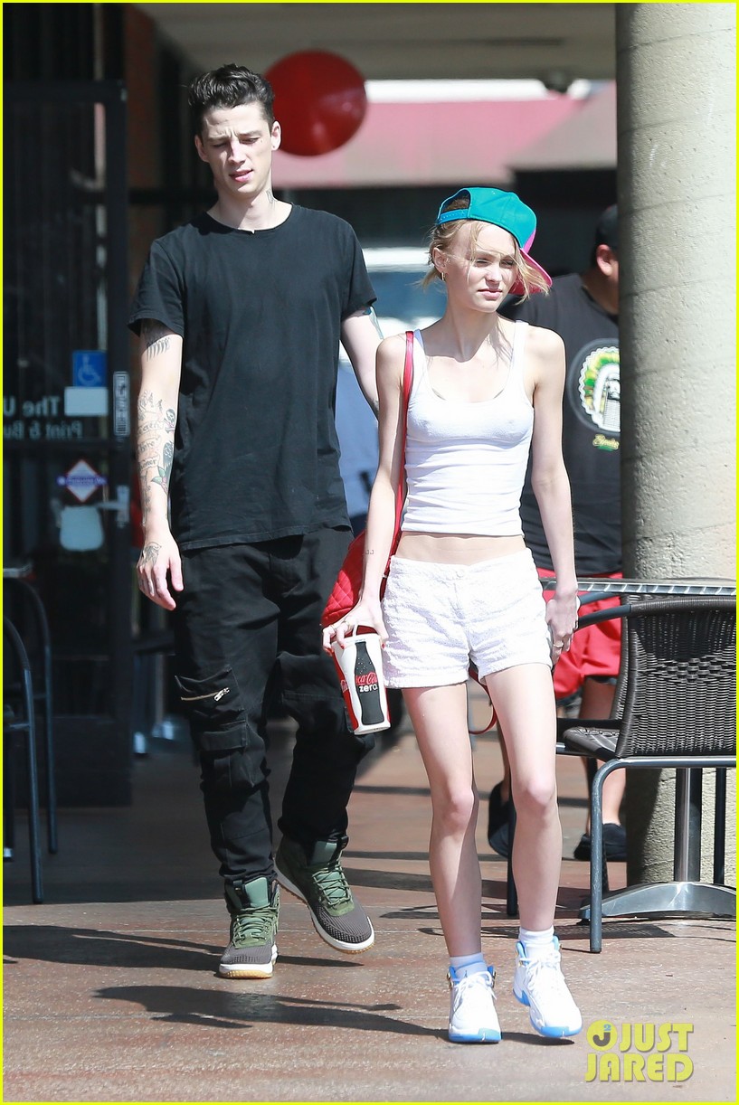Lily-Rose Depp & Ash Stymest Grab Lunch Together