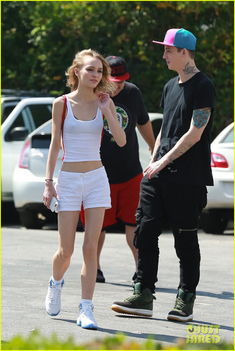 Lily-Rose Depp & Ash Stymest Grab Lunch Together