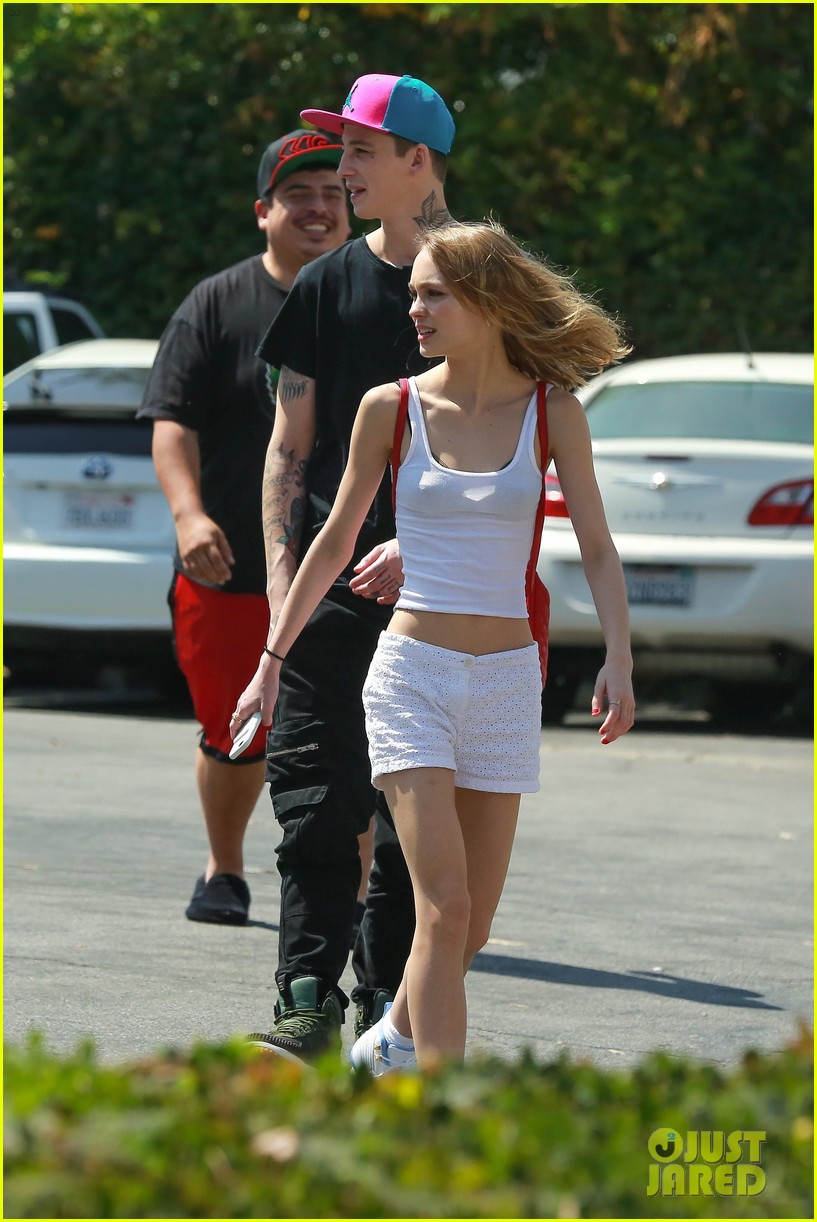 Lily-Rose Depp & Ash Stymest Grab Lunch Together