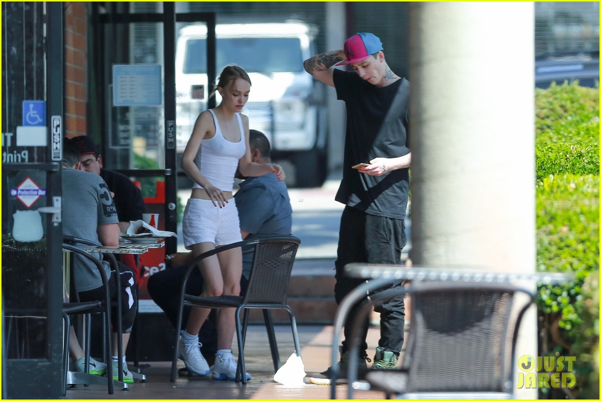 Lily-Rose Depp & Ash Stymest Grab Lunch Together