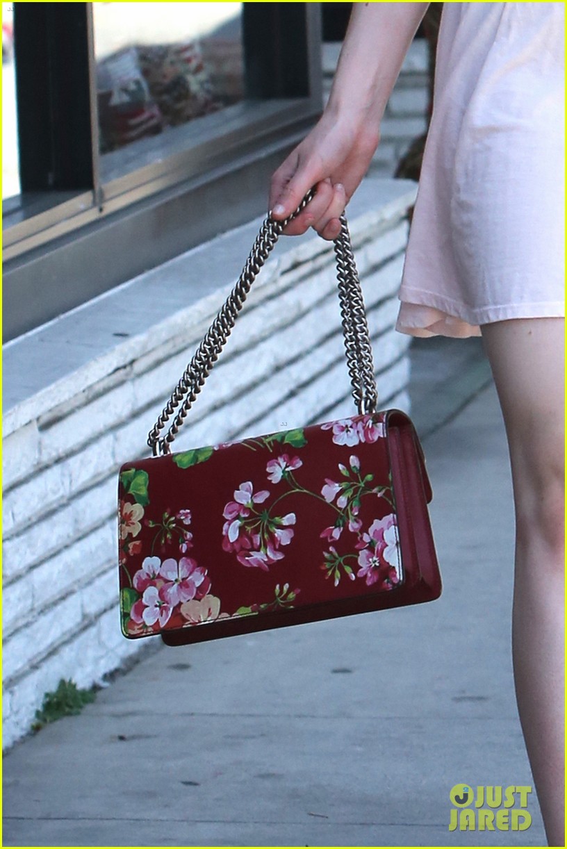 Elle Fanning Flashes A Smile While Out In LA