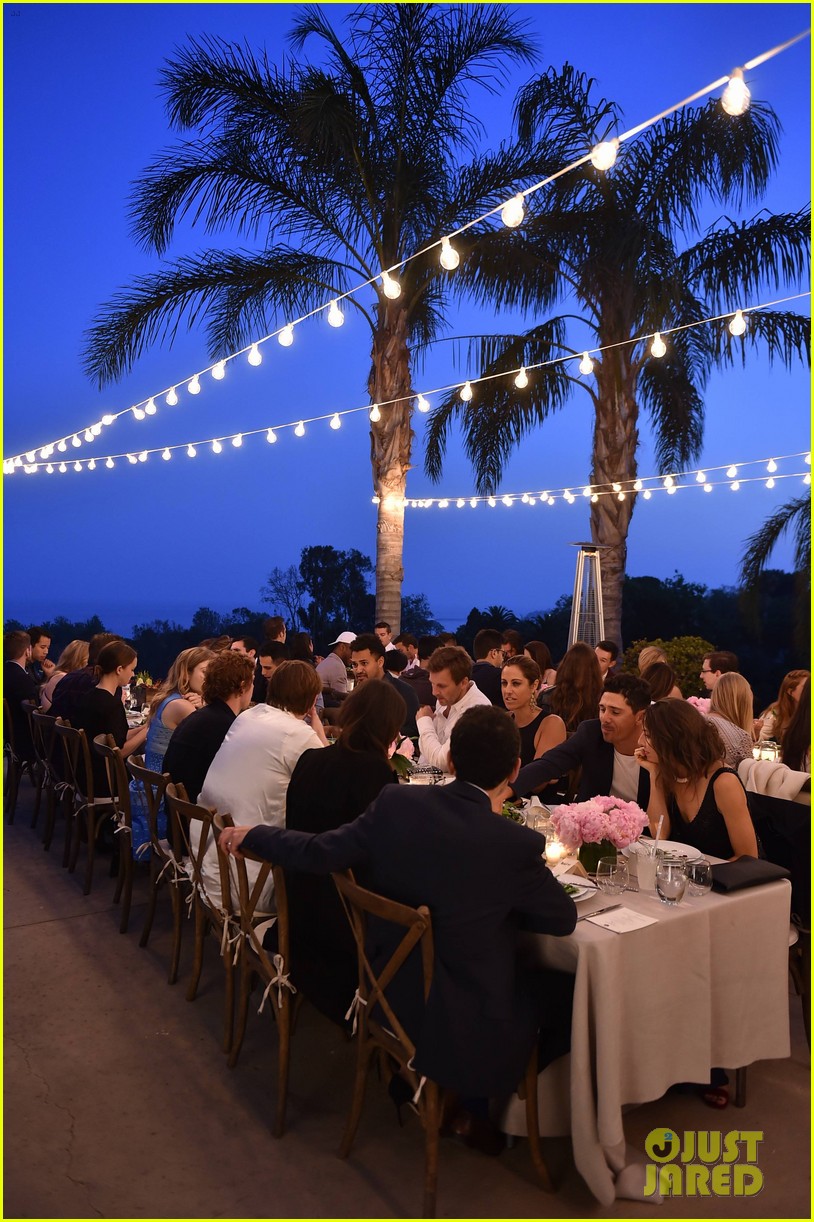 Lukas Gage & Oliver Edwin Buddy Up at Just Jared & Vintage Grocers' Malibu Dinner