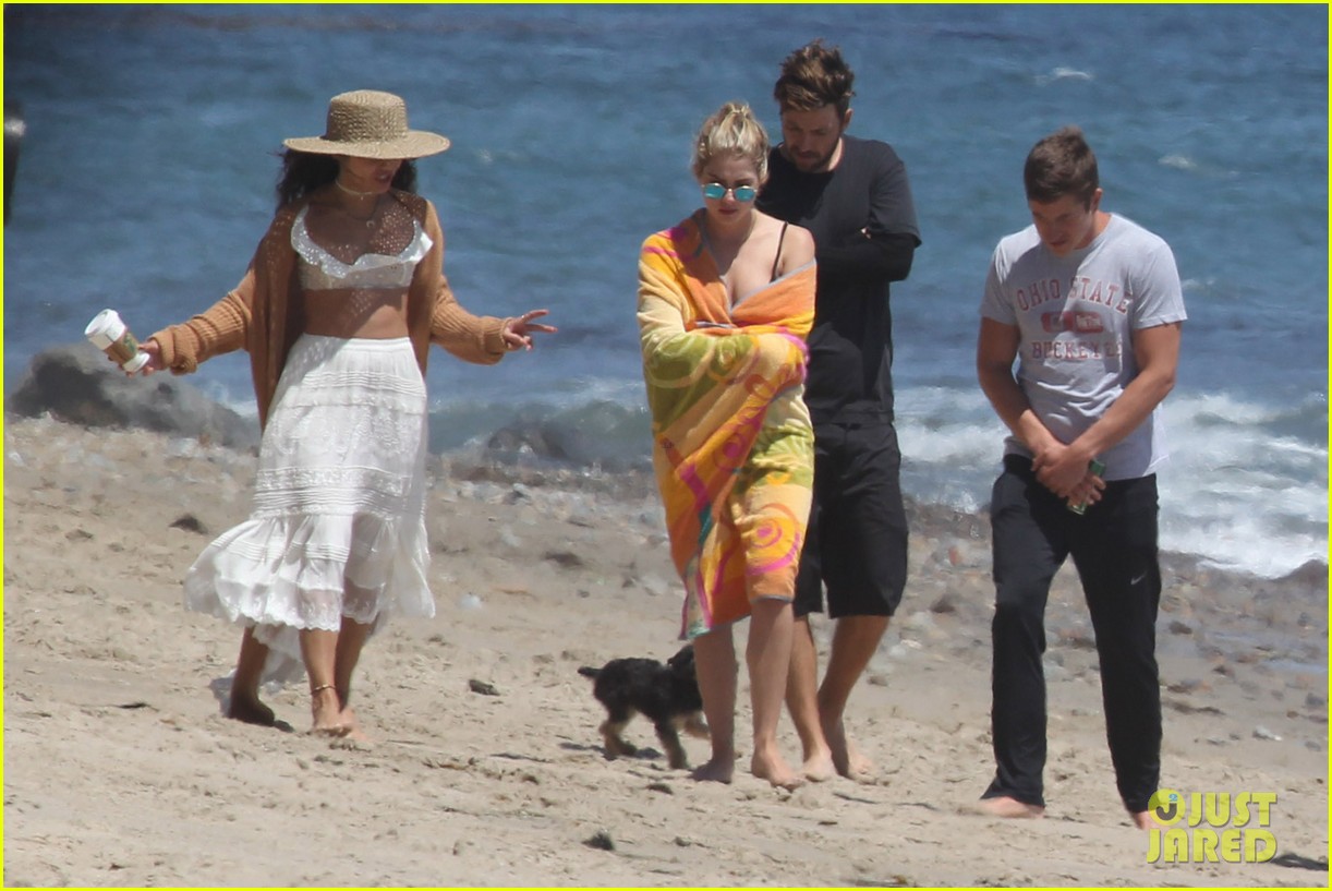 Vanessa Hudgens & Austin Butler Have a Beach Day in Malibu