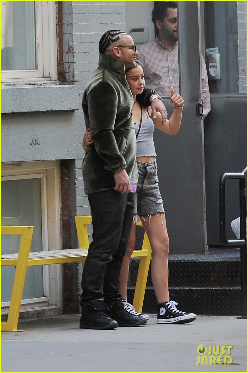 Joe Jonas & Model Eileen Kelly Cycle City Streets Together