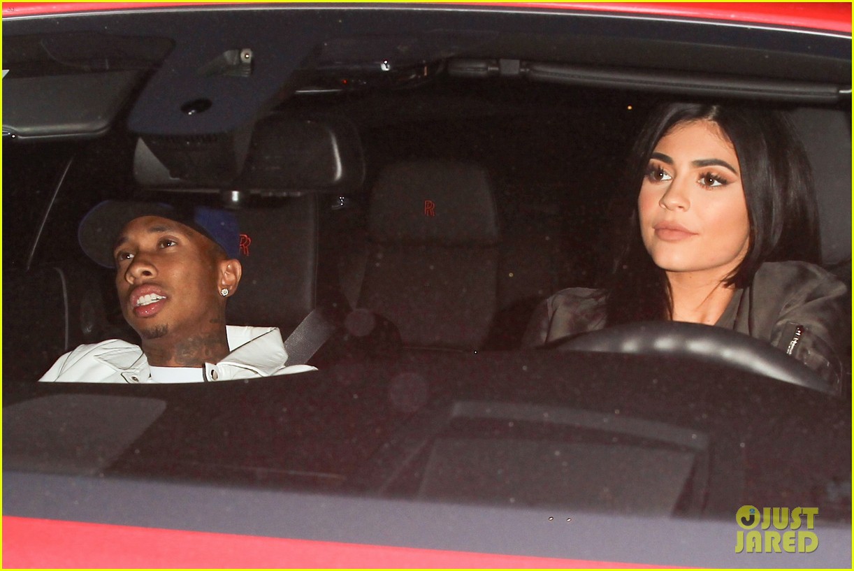 Kylie Jenner & Tyga Reunite During Kanye West Event 