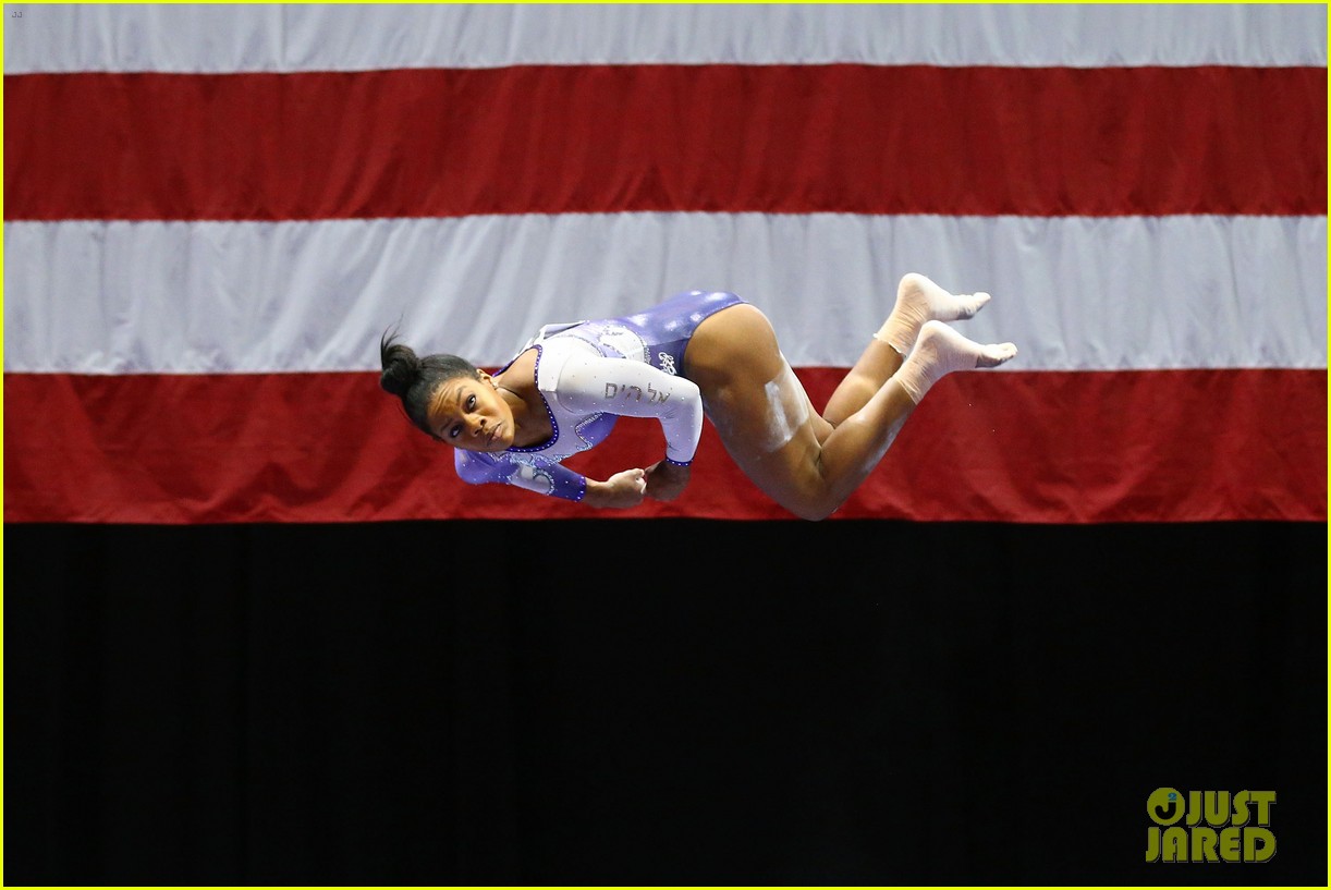 Gymnast Simone Biles Breaks Record at P&G Gymnastics Championships 2016