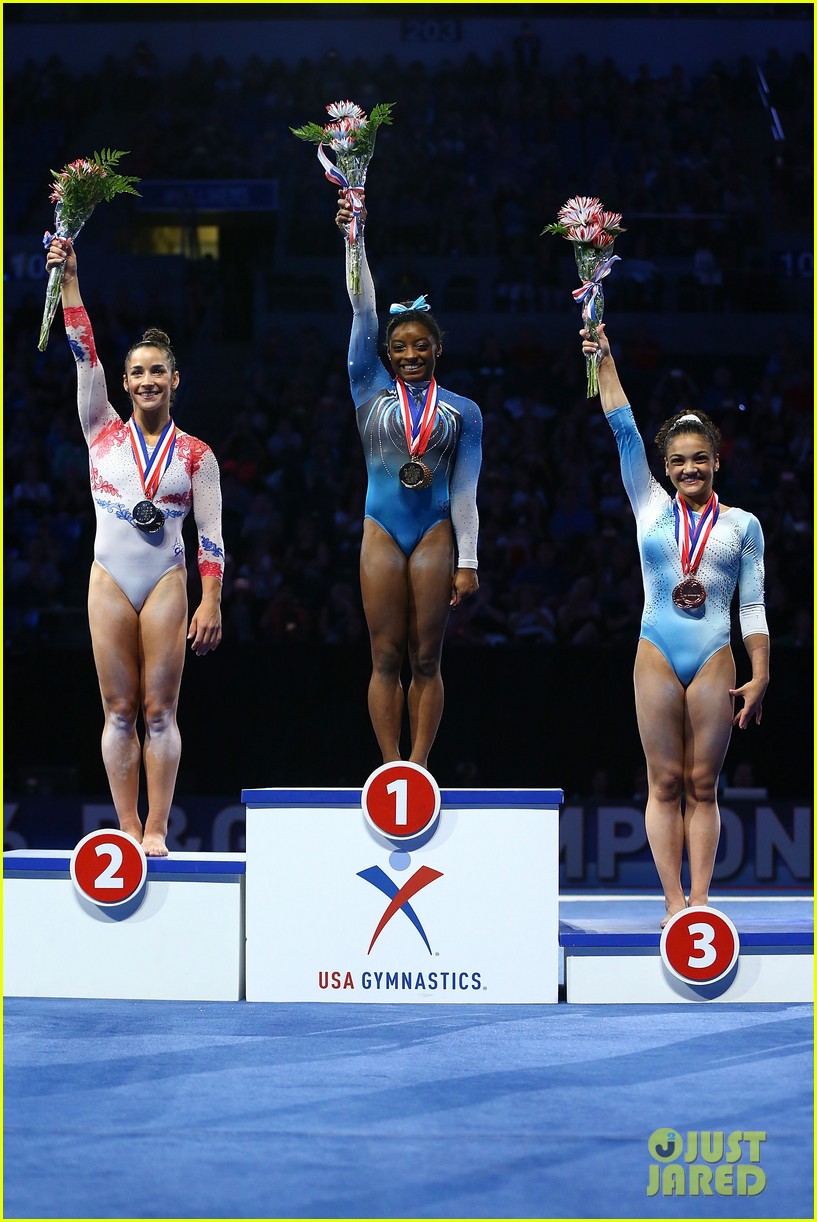 Gymnast Simone Biles Breaks Record at P&G Gymnastics Championships 2016