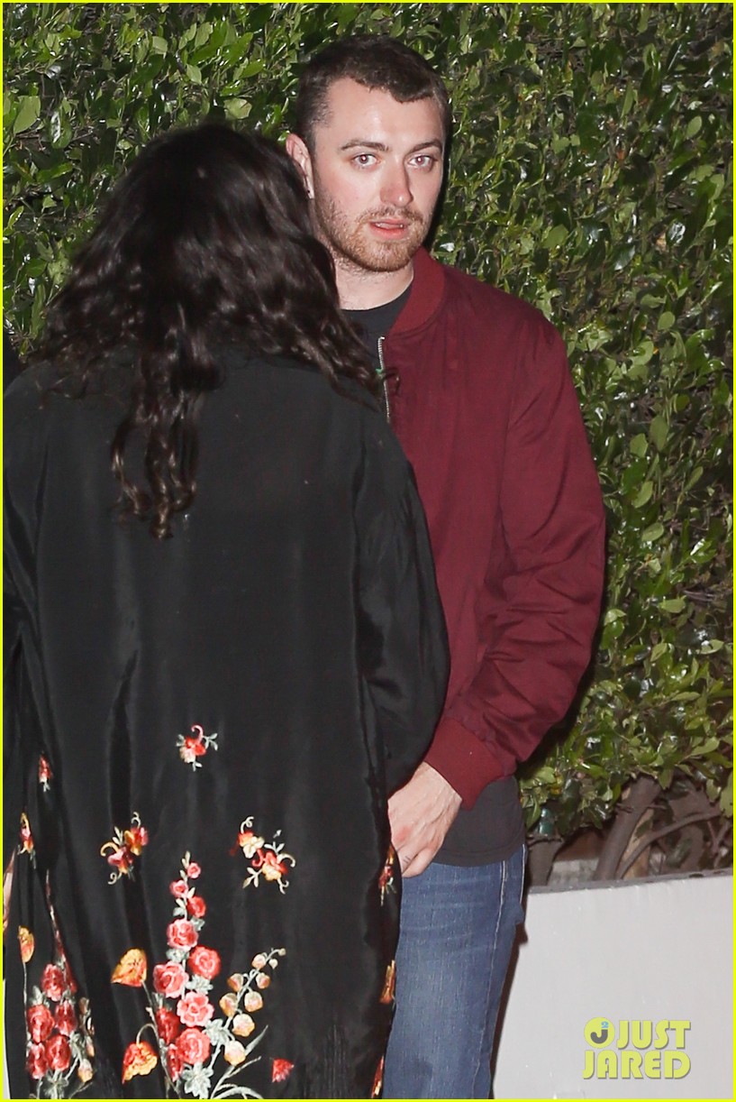 Sam Smith Enjoys Night Out With Friends