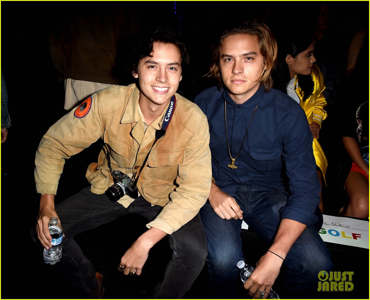 Cole & Dylan Sprouse Hit Up Tyler The Creator's Fashion Show in LA