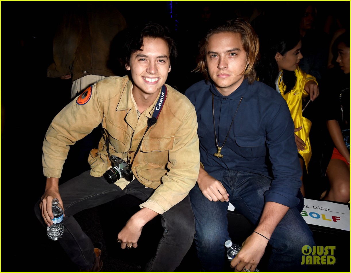 Cole & Dylan Sprouse Hit Up Tyler The Creator's Fashion Show in LA