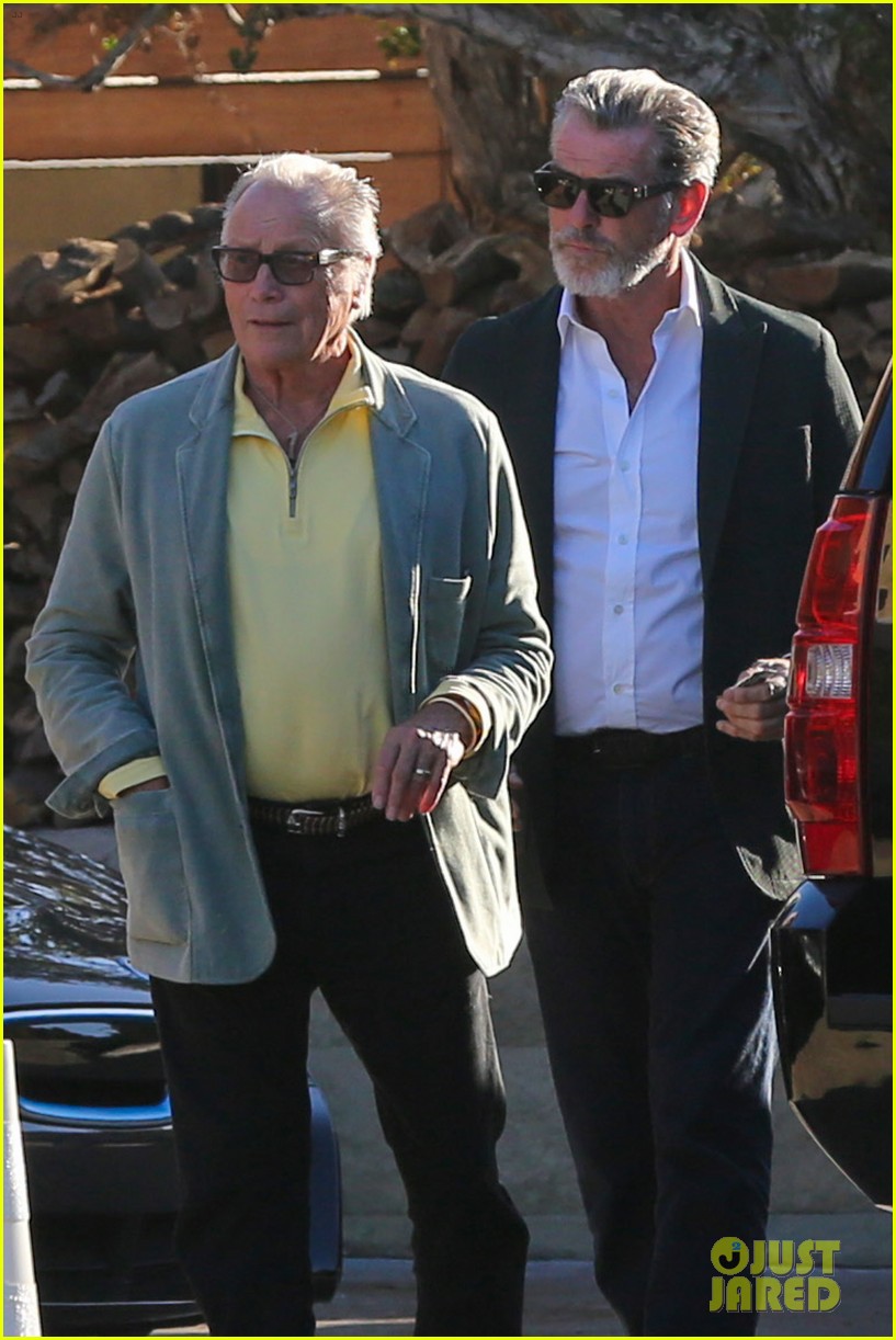 Dylan Brosnan Looks Suave for July 4th Party with Dad Pierce!