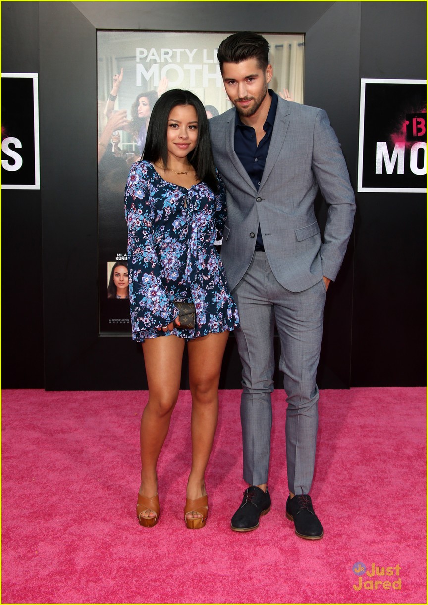 Cierra Ramirez & Allison Holker Bring Their Guys To 'Bad Moms' Premiere