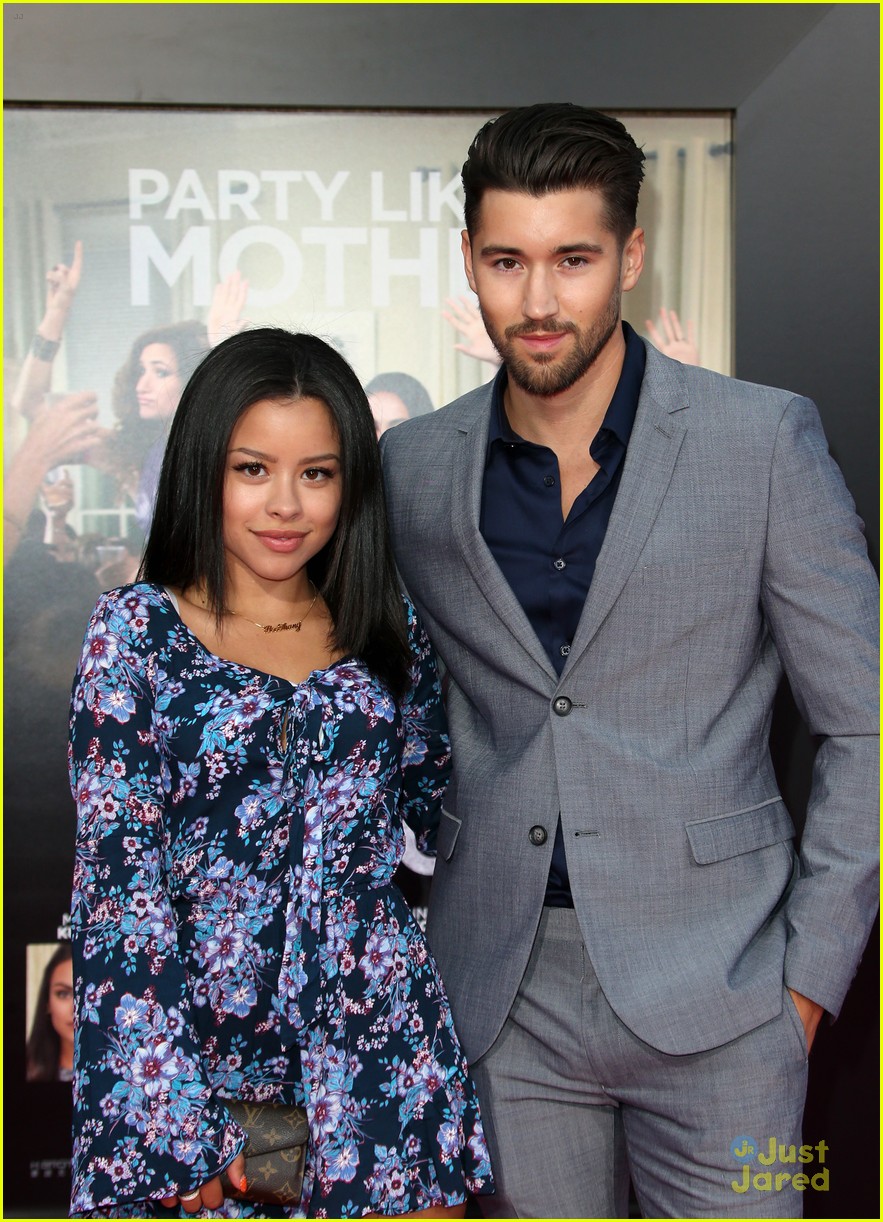 Cierra Ramirez & Allison Holker Bring Their Guys To 'Bad Moms' Premiere